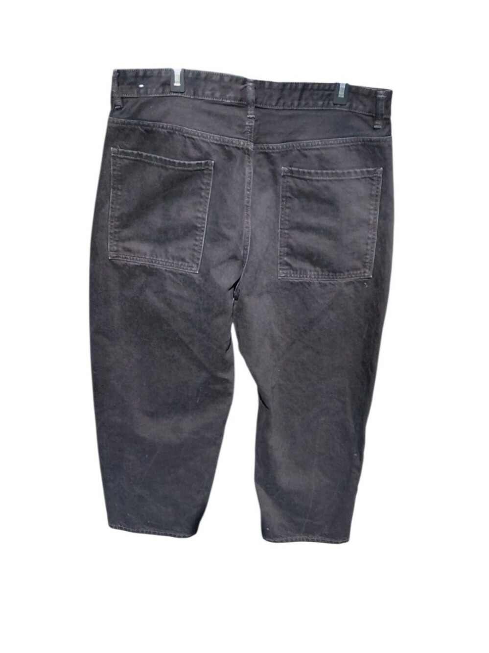 72626B...Men's Zara Black Straight Leg  Jeans Size 36, 25 1/2" Inseam 13" Rise - Picture 3 of 3